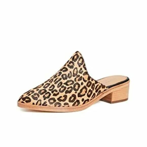 New in Box Soludos Venetian Leopard Mule Sz 5 - Picture 3 of 13